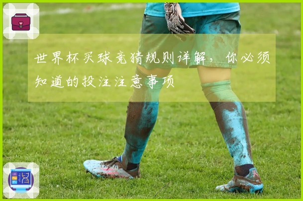 世界杯买球竞猜规则详解，你必须知道的投注注意事项